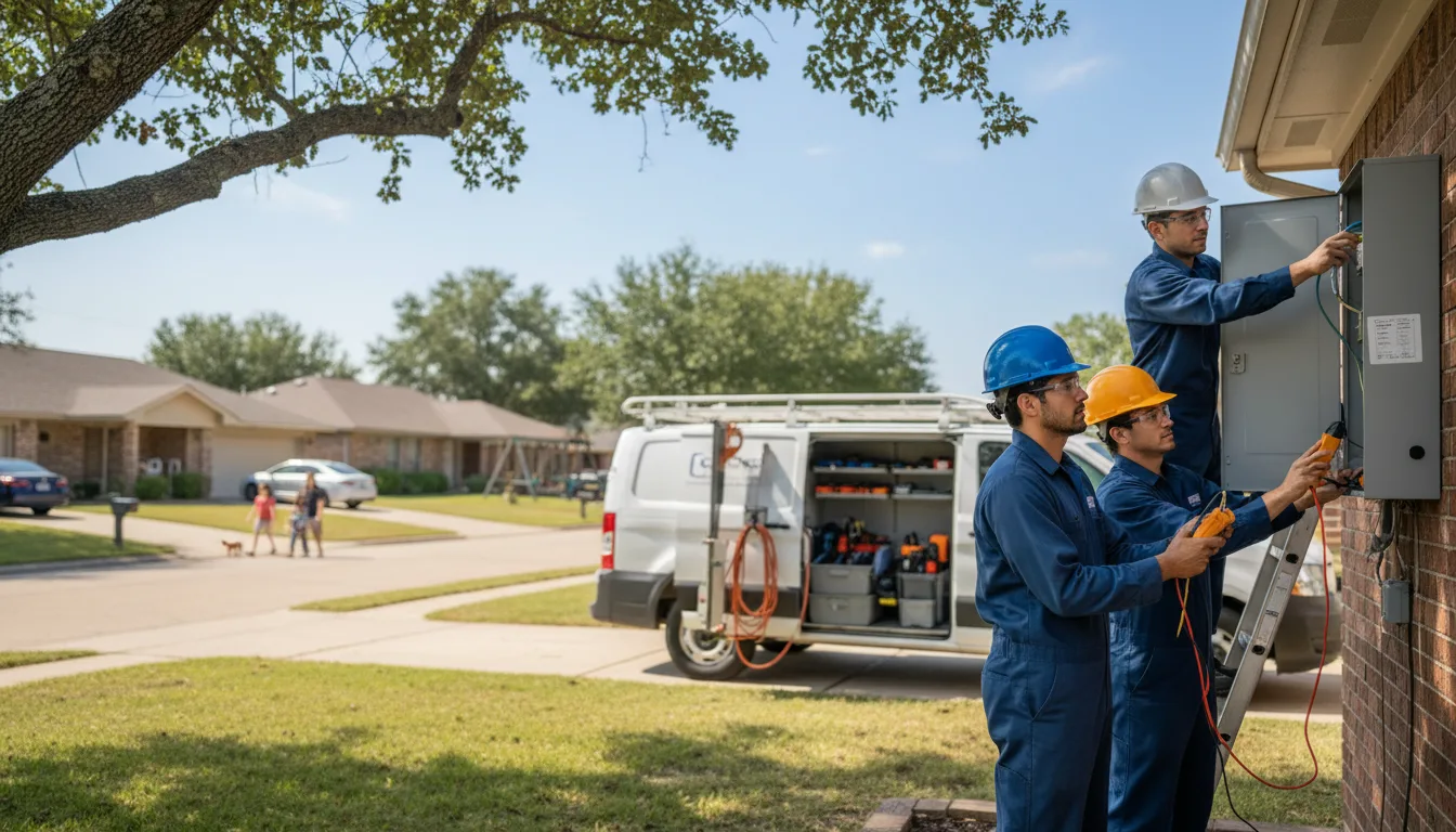 Certified electrician providing emergency electrical services in Pingree, ID